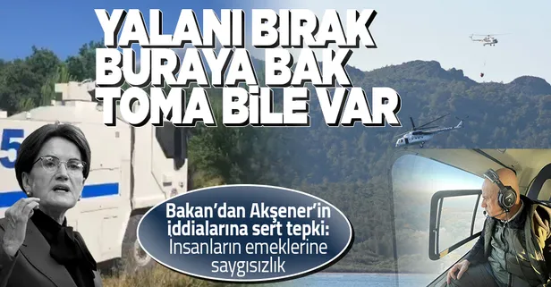 Tarım ve Orman Bakanı Vahit Kirişci Meral Akşener'in orman yangınlarıyla ilgili yalanlarına cevap verdi