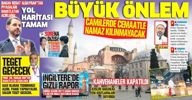 Coronavirüs önlemlerine Diyanet de katıldı! Camilerde cemaatle namaz kılınmayacak