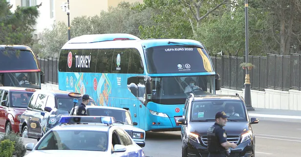 A Milli Takım, Galler ve İsviçre'ye karşı oynayacağı maçlar için Azerbaycan’ın başkenti Bakü’ye geldi
