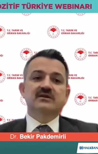 Tarım ve Orman Bakanı Dr. Bekir Pakdemirli 'Su Pozitif Türkiye Webinarı’nda konuştu: Su vatandır buharlaşmasın