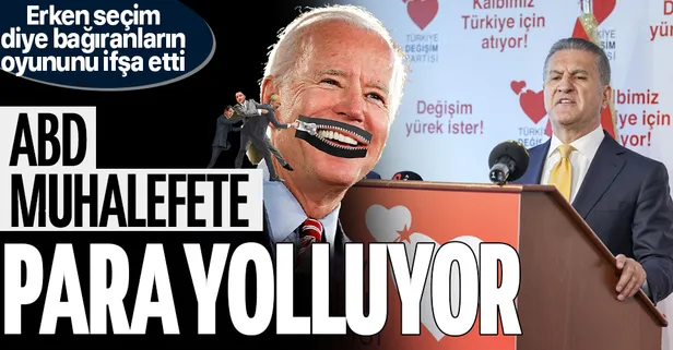 SON DAKİKA: Türkiye Değişim Partisi Genel Başkanı Mustafa Sarıgül'den flaş sözler: ABD Türkiye'deki muhalefete para gönderiyor