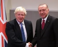 Başkan Erdoğan, Boris Johnson’la görüştü