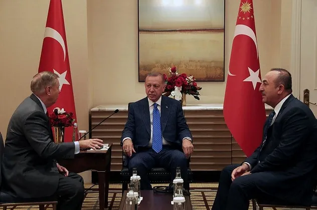 Başkan Erdoğan Lindsey Graham'ı kabul etti