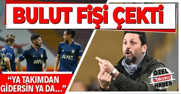 Fenerbahçe’de Erol Bulut’tan Mauricio Lemos’a net mesaj: Ya takımdan gidersin ya da...
