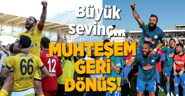 Rizespor, Ankaragücü Süper Lig’e hoşgeldiniz