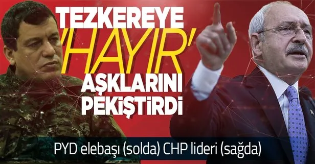 PYD elebaşı Abdi Şahin’den CHP’ye tezkere teşekkürü