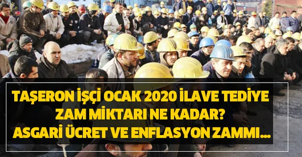 KHK'lı 4/D'li taşeron işçiler 2020 Ocak'ta zam alacak mı?