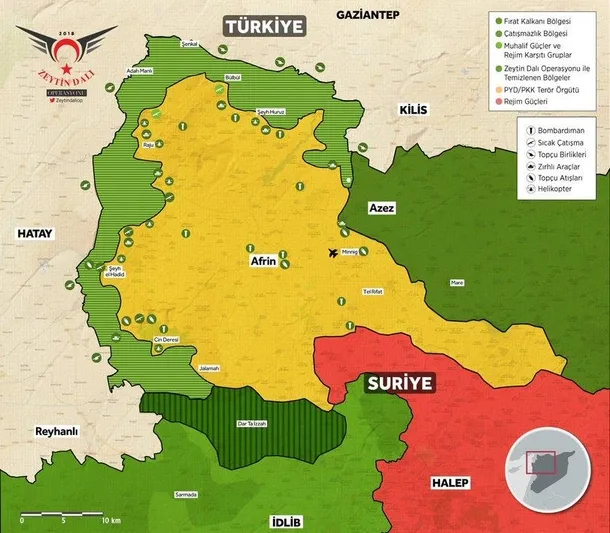 TSK açıkladı! İşte Afrin'de öldürülen terörist sayısı-1
