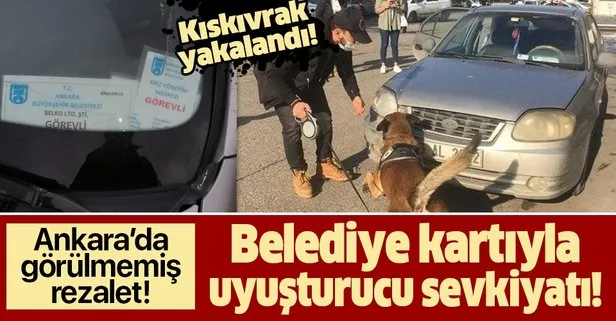 Ankara Büyükşehir Belediyesi’nde skandal olay! Belediye kartıyla uyuşturucu sevkiyatı