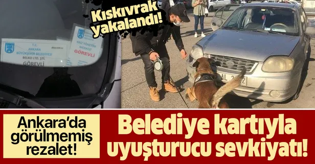 Ankara Büyükşehir Belediyesi'nde skandal olay! Belediye kartıyla uyuşturucu sevkiyatı