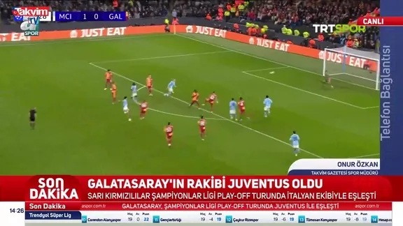 Galatasaray'ın rakibi Juventus oldu
