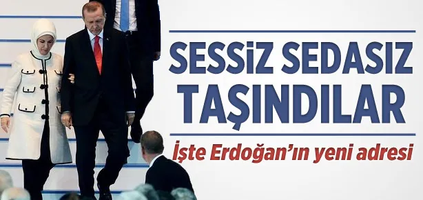 Erdoğan Cumhurbaşkanlığı Konutu’na taşındı