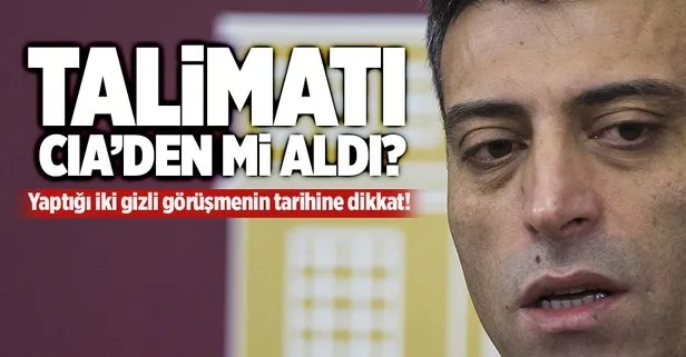 CHPli Öztürk Yılmazın gizli CIA görüşmesi