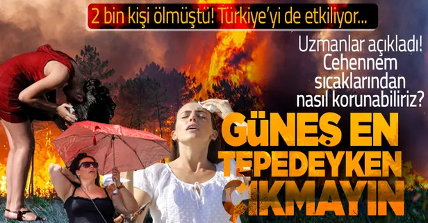 Avrupa'da cehennem sıcakları! 2 bin kişi ölmüştü! Uzmanlardan ciddi uyarılar: Güneş en tepedeyken dışarı çıkmayın