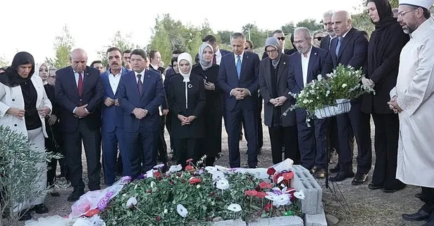 İçişleri, Adalet ve Aile Bakanı öldürülen Narin Güran'ın kabrini ziyaret etti | 3 bakan ortak basın açıklamasında bulundu