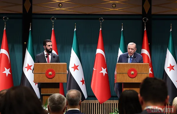 Ahmed Şara'dan Başkan Erdoğan'a teşekkür! "Kardeş Türkiye" vurgusu: İş birliğinin güçlenmesini sabırsızlıkla bekliyoruz - 14