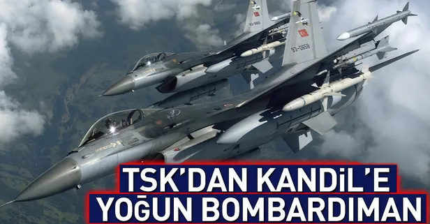Kandil'e yoğun hava harekatı
