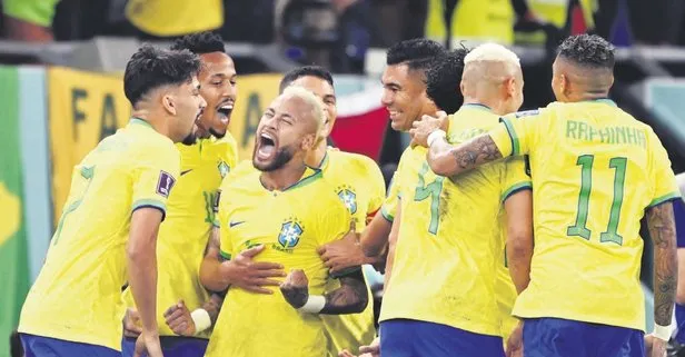 Brezilya, Kore’yi ilk yarıda dörtledi! Şov yapıp çeyrek finale yükseldi