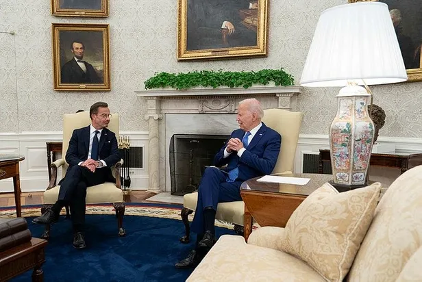 1688609145837.jpeg Biden ve Kristersson, savunma işbirlikleri ve İsveç'in NATO'ya üyeliğini görüştü-2