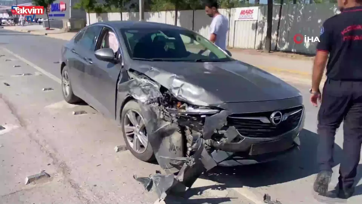 Kocaeli’de kavşak kazası: 1 kişi yaralandı!