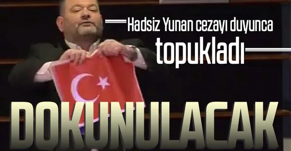 Son dakika: AP'den skandal harekete ceza! Türk bayrağını yırtan hadsiz Yunan vekil loannis Lagos'un dokunulmazlığı kaldırıldı!-1