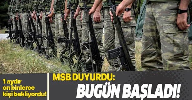 Son dakika: Milli Savunma Bakanlığı'nın koronavirüsle mücadele kapsamında ertelediği terhisler bugün başladı!
