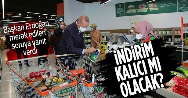 Tarım Kredi Marketleri'nde indirim kalıcı olacak mı? Başkan Erdoğan merak edilen soruyu yanıtladı