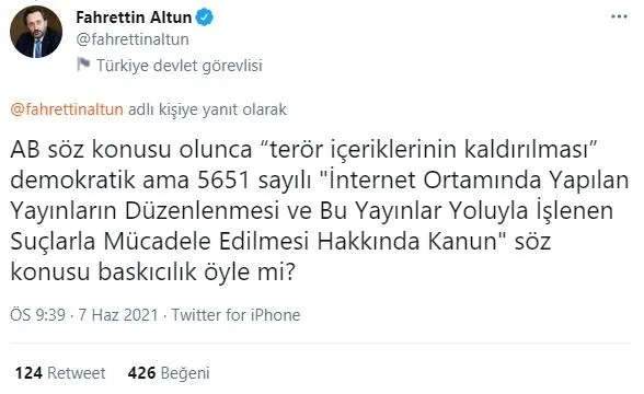 iletisim-baskani-fahrettin-altun-siber-vatan-egemenlik-hakkimizdir-vatandaslarimizin-haklarini-koruyacagiz-1623091614126.jpeg İletişim Başkanı Fahrettin Altun: "Siber Vatan egemenlik hakkımızdır, vatandaşlarımızın haklarını koruyacağız"-3
