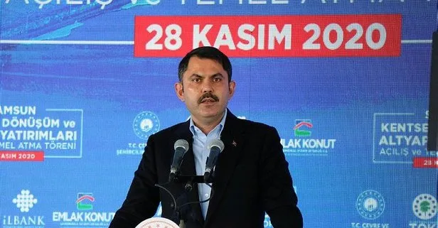 Çevre ve Şehircilik Bakanı Murat Kurum: 1,5 milyon konutu dönüştürmek için canla başla çalışıyoruz