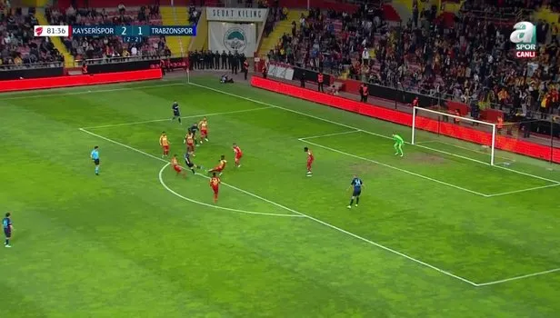 İZLE | Kayserispor 2-2 Trabzonspor (GOL: Bakasetas)