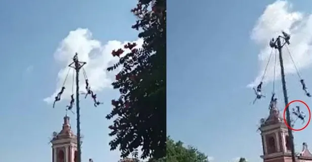 Meksika’da Ölüler Günü’nde facia! 20 metre yükseklikten yere çakıldı