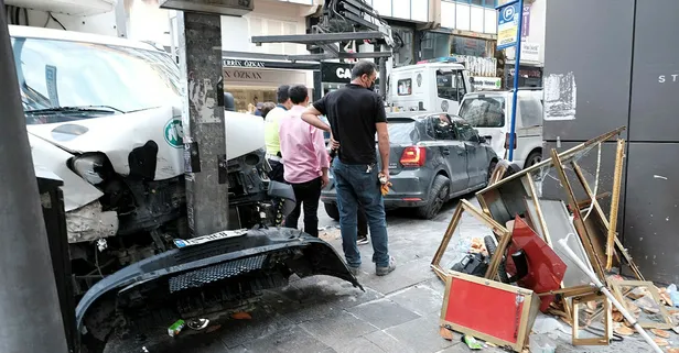 Şişli'de kırmızı ışık ihlali pahalıya patladı
