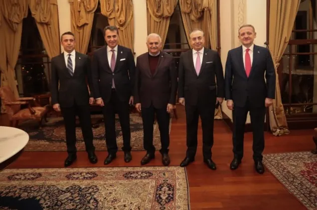 Binali Yıldırım kulüp başkanları ile bir araya geldi