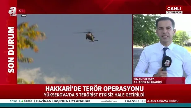 Hakkari'de terör operasyonu: 5 terörist etkisiz hale getirildi