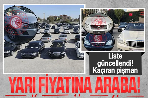 Liste güncellendi! Ticaret Bakanlığı’ndan yarı fiyatına satılık araba! İhale ile ikinci el araçlar…-1