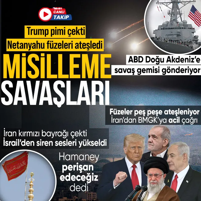 CANLI | İsrail İran’ın kritik nükleer hedeflerini vurdu! Dakika dakika neler oluyor?