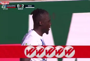 Gol: Karaköprü 0-2 Rizespor | Ali Sowe