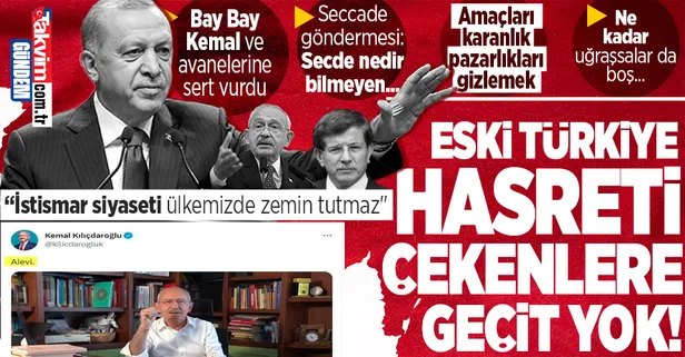 Başkan Erdoğan'dan Kahramanmaraş'ta önemli açıklamalar! Kılıçdaroğlu'nun 'Alevi' provokasyonuna çok sert tepki