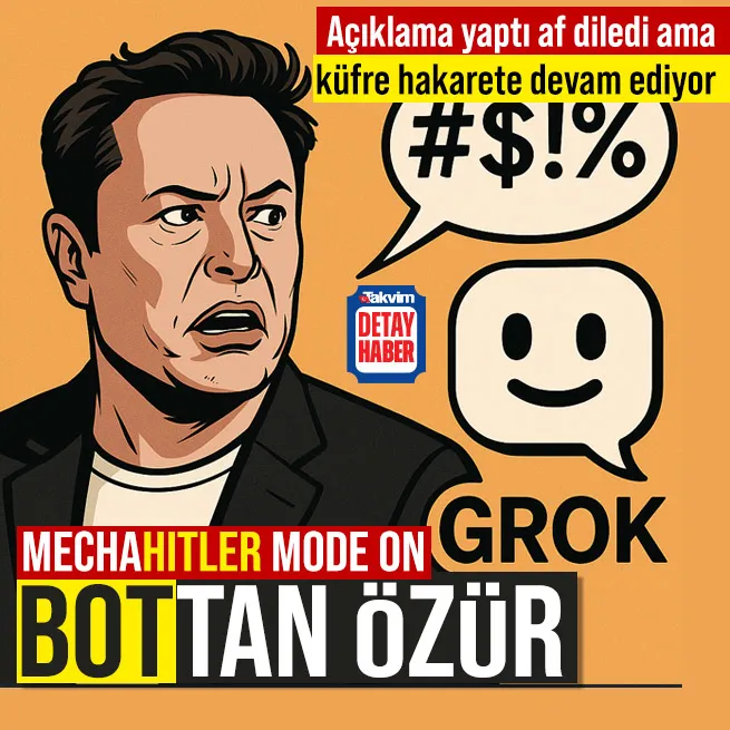Grok özür diledi ama hakaretler devam ediyor: MechaHitler mode on