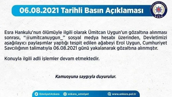 Son dakika: Ümitcan Uygun'un abisi Erol Uygun tutuklandı-2