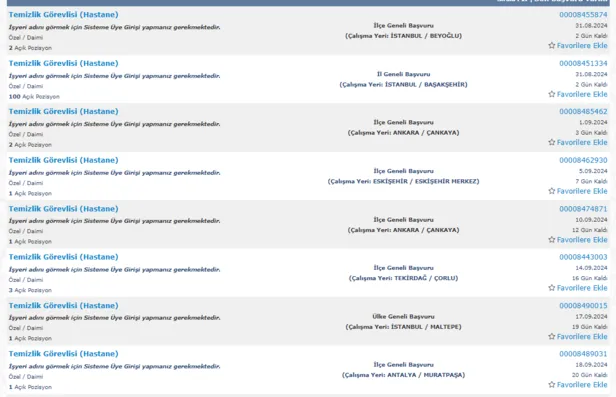 İŞKUR: Hastane temizlik görevlisi alımı yapılacak-4