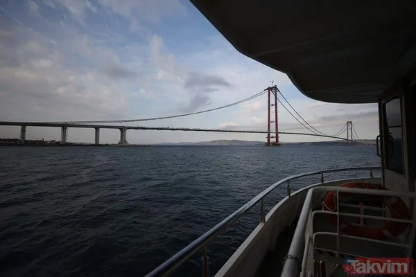 1915 Çanakkale Köprüsü 318 metre yükseklikten görüntülendi - 19