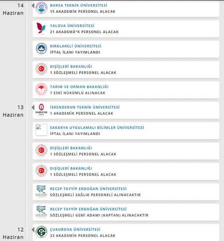 Haziran ayı 15 bin memur alımı başvuru şartları açıklandı-9