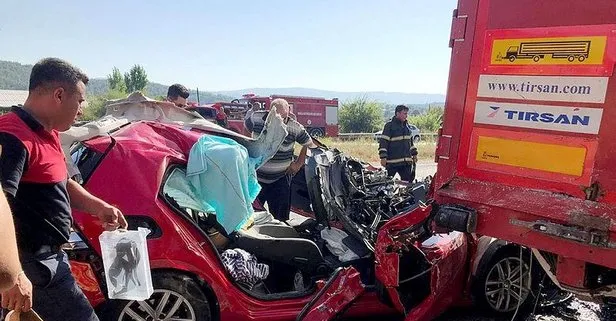 Akılalmaz kazadan sağ kurtuldular