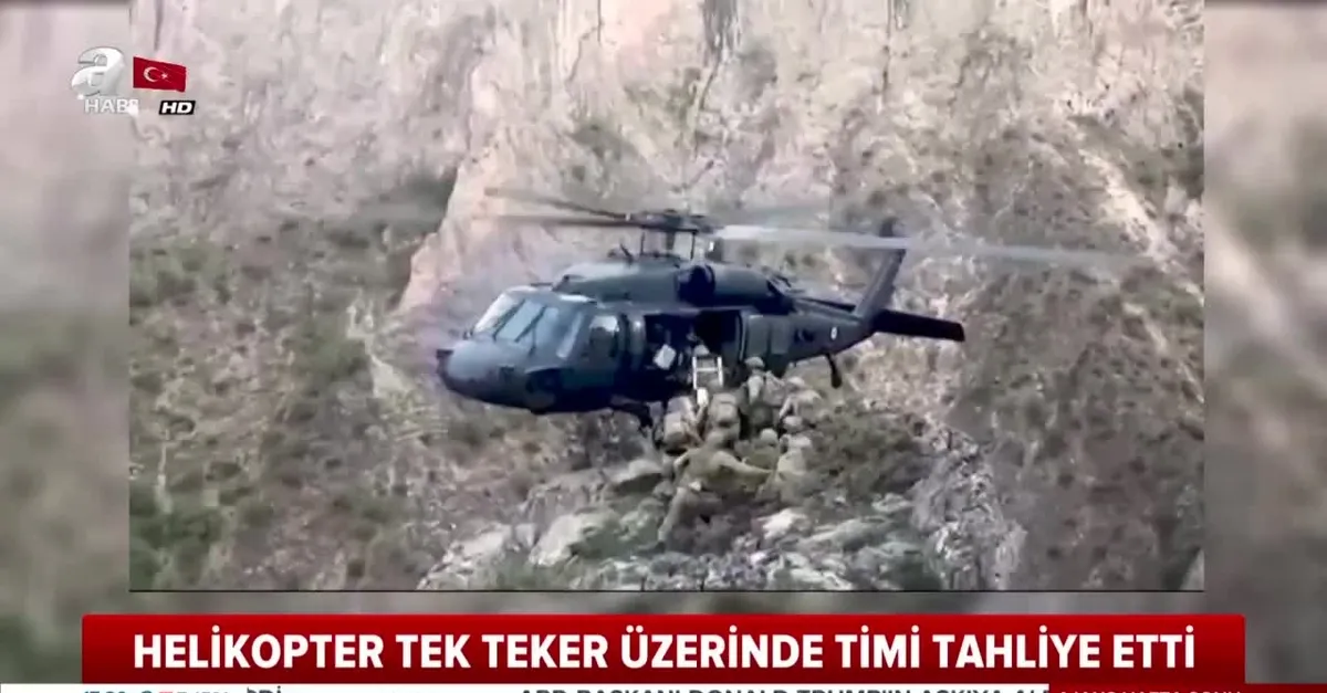 Tunceli'de kahraman pilottan nefes kesen tahliye! "Tek teker bize yeter"