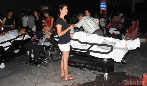 Muğla'daki deprem sonrası vatandaşlar sokağa döküldü - 21