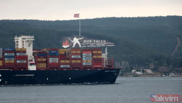 Çanakkale Boğazı tek yönlü trafiğe kapatıldı! 300 metreden uzun 3 konteyner ve 1 LNG gemisi geçecek - 8