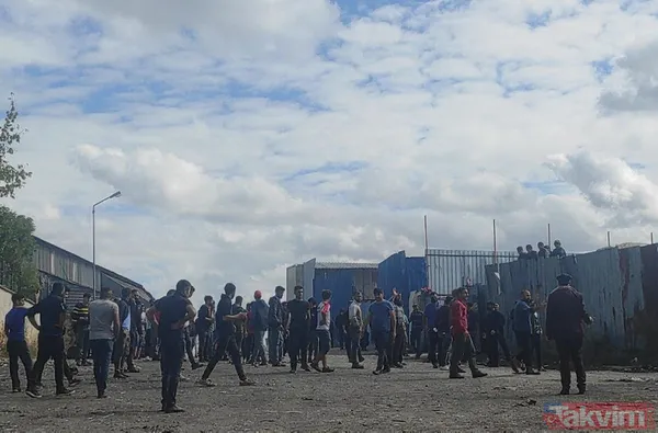 SON DAKİKA: Ümraniye'de ortalık karıştı! Ateşe verip polise taşlarla saldırdılar - 2