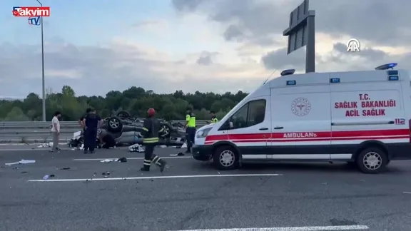 Kuzey Marmara Otoyolu'nda feci kaza: 1 ölü 4 yaralı