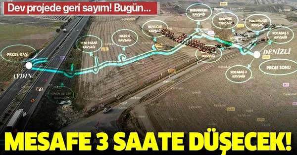 Aydin Denizli Otoyolu Projesi Icin Geri Sayim Basladi Mesafe 3 Saat Kisalacak Takvim